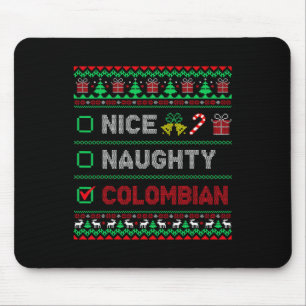 素敵なコロンビアいけなのクリスマスチェックリストColombi マウスパッド