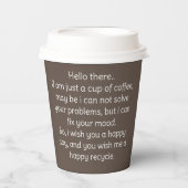素敵なコーヒートーク 紙コップ (正面)