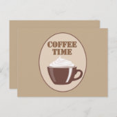 素敵なコーヒー時間 ポストカード (正面/裏面)