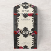 素敵なゴシックデザイン オールインワン招待状 (外側)