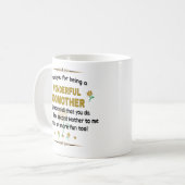   素敵なゴッドマザーでありがとう コーヒーマグカップ (正面左)