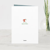 素敵なシスター誕生日牡丹ガーデンフラワー カード (裏面)