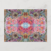 素敵なシックなフラワーガーデンウォーターカラー絵画ズ ポストカード (正面)