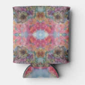 素敵なシックなフラワーガーデンウォーターカラー絵画ズ 缶クーラー (正面)