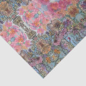 素敵なシックなフラワーガーデンウォーターカラー絵画ズ 薄葉紙 (詳細)