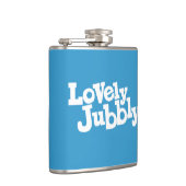 素敵なジュブルなスラングのコックニーのユーモアのフラスコ フラスク (右)