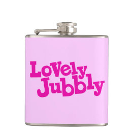 素敵なジュベリーピンクのスラングのコックニーユーモアのフラスコ フラスク