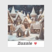 素敵なジンジャーブレッドの町 シール (シート)