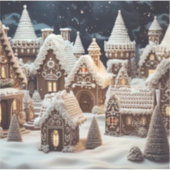 素敵なジンジャーブレッドの町 シール (正面)