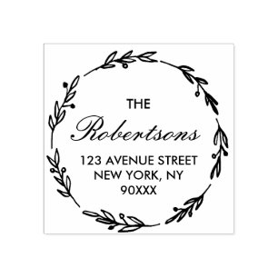 素敵なスクリプトホームアドレス ラバースタンプ