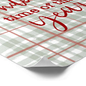 素敵なタイムクリスマスウォールアート ポスター (角)