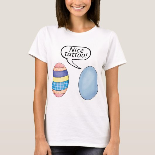 素敵なタトゥーイースターエッグ Tシャツ (正面)