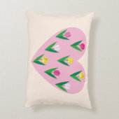 素敵なチューリップ。 アクセントクッション (裏面(縦))