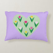 素敵なチューリップ。 アクセントクッション (裏面)