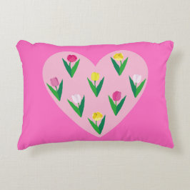 素敵なチューリップ。 アクセントクッション