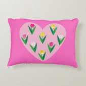 素敵なチューリップ。 アクセントクッション (裏面)