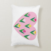 素敵なチューリップ。 アクセントクッション (裏面(縦))