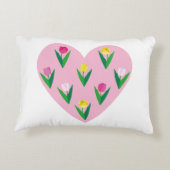 素敵なチューリップ。 アクセントクッション (裏面)