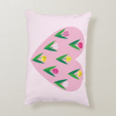 素敵なチューリップ。 アクセントクッション (裏面(縦))