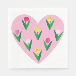 素敵なチューリップ。 スタンダードランチョンナプキン