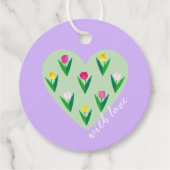 素敵なチューリップ。フェイバータグ フェイバータグ (正面)