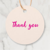 素敵なチューリップ。フェイバータグ フェイバータグ (裏面)