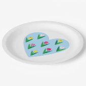 素敵なチューリップ。 ペーパープレート (アングル)