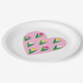 素敵なチューリップ。 ペーパープレート (アングル)