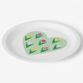 素敵なチューリップ。 ペーパープレート (アングル)