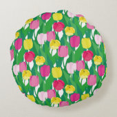 素敵なチューリップ。 ラウンドクッション (裏面)