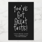 素敵なデザインの箱用シールラベル フードラベル (シングルラベル)