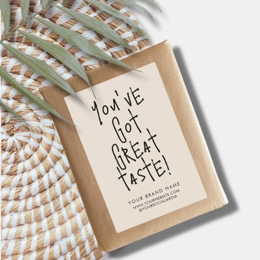 素敵なデザインの箱用シールラベル フードラベル