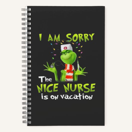 素敵なナースが休みでごめんなさい ノートブック (正面)