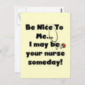 素敵なナースTシャツとギフト ポストカード (正面/裏面)