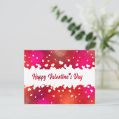 素敵なハッピーバレンタインデーハート – はがき シーズンポストカード (スタンド正面)