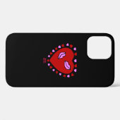 素敵なハートキスApple iPhone 12ケース Case-Mate iPhoneケース (裏面 (横))