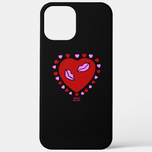 素敵なハートキスApple iPhone 12 Pro Maxケース Case-Mate iPhoneケース (裏面)
