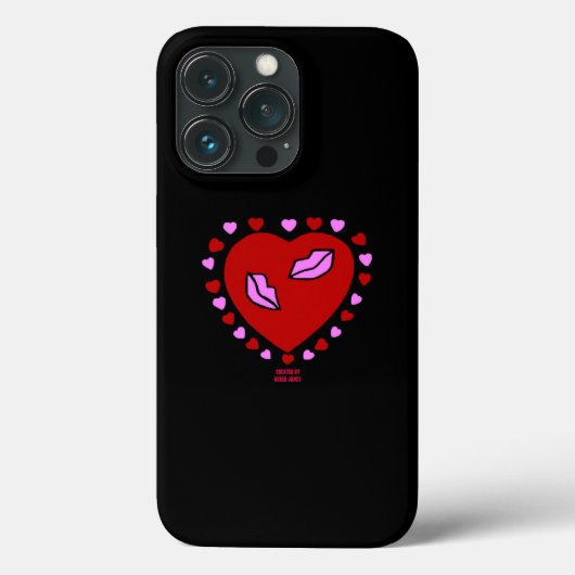 素敵なハートキスApple iPhone 13 Proケース Case-Mate iPhoneケース (裏面)