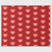 素敵なハートギフトラッピング紙! ラッピングペーパー (フラット)