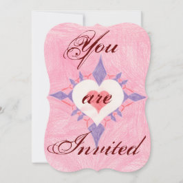 素敵なハート 招待状