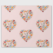 素敵なバニー ラッピングペーパー (フラット)