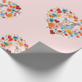 素敵なバニー ラッピングペーパー (角)