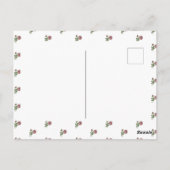 素敵なバラの花考える柄のあなたよ! ポストカード (裏面)