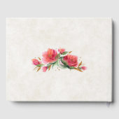 素敵なバラガーデン結婚予算 ゲストブック (裏面)