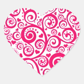 素敵なバラシール ハートシール