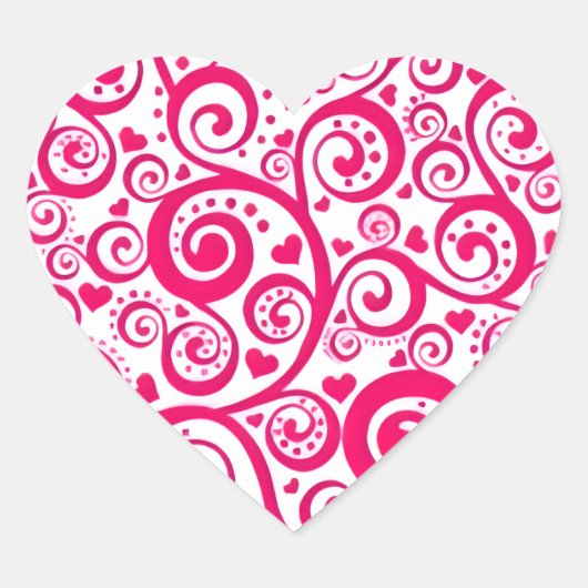 素敵なバラシール ハートシール (正面)