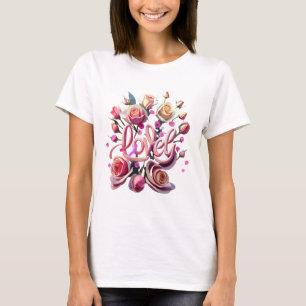 素敵なバラ Tシャツ