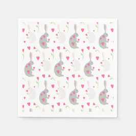 素敵なバンニー。 スタンダードカクテルナプキン