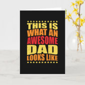 素敵なパパ名言 クールな名言 お父さんへ カード (黄色い花)