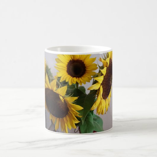 素敵なヒマワリ コーヒーマグカップ (中央)